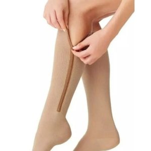 Media Compresion Anti Varices Circulacion Cremallera