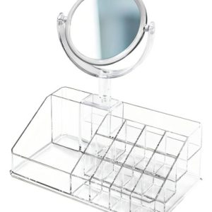 Organizador Maquillaje Acrilico Con Espejo Cosmeticos Joyas