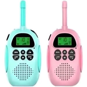 Walkie Talkies Infantiles Recargables 2 Piezas Alcance 300m Linterna