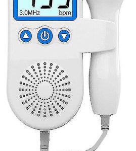 Audífono Cardíaco Para Bebés Monitor De Sonar Doppler Fetal Color Rosa Jsl-t501