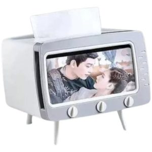 Dispensador De Servilletas Con Soporte Para Celular Hogar