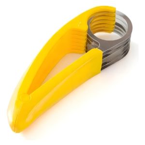 Cortador Mandolina Plátano Pepino Gen Amarillo Acero Inoxidable