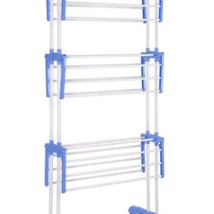 Tendedero Ropa Perchero Plegable Colgador De 3 Niveles Blanco