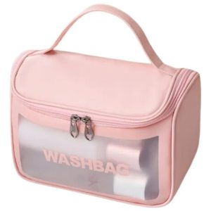 Cosmetiquera Washbag Organizadora Maquillaje Con Gancho