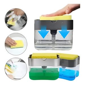 Dispensador De Jabón Liquido ( Lavalozas Con Esponja)