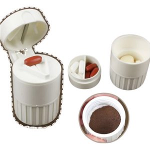 Triturador Y Cortador De Pastillas, Vitaminas O Pildoras  Blanco