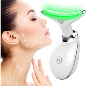 Hepsun Mge-009 Masajeador Facial Reductor Arrugas Y Papada Recargable Color Blanco