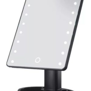 Espejo Giratorio Con Luz Led Espejo Maquillaje Blanco