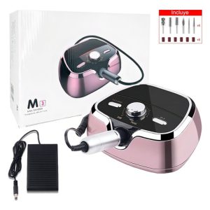 Pulidor Drill Para Uñas Profesional 35000rpm M3 Color Morado