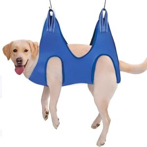 Arnes Para Aseo De Mascotas Soporte Para Perros Gatos  Azul