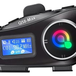 Intercomunicador Auricular Bluetooth 5.3 Casco Moto Fm Micsd