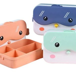 Porta Comidas Buho Plástico Fiambrera Para Comida