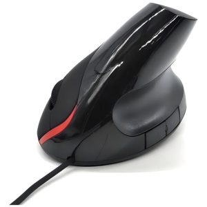 Mouse Vertical Ergonómico Jaltech Usb 5 Botones Diestro Negro