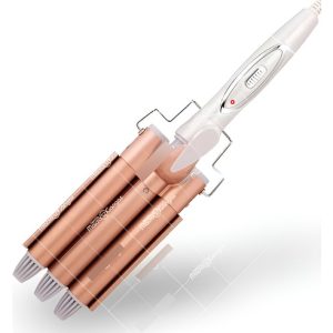 Pinza Onduladora Rizadora Para Cabello Bucle 3 Tubos Sirena