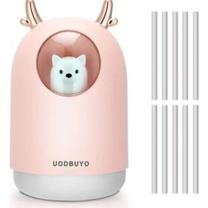 Difusor De Aroma Oso Polar Humificador Luz 7 Colores