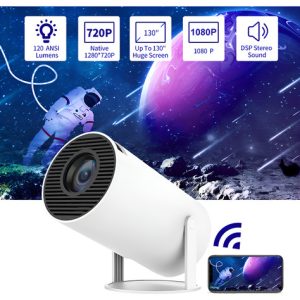 Mini Proyector Hysmart Hy300-pro 1080p Led 8000 Lúmenes Wi-fi Bluetooth Android