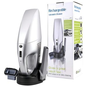 Aspiradora Para Carro Inalambrica Recargable Portatil Color Blanco