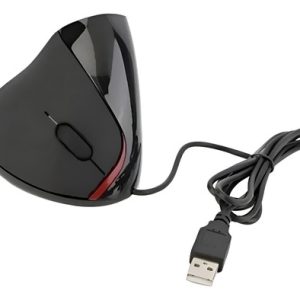Mouse Vertical Cable Usb Alámbrico Ergónomico Weibo W-882 Negro