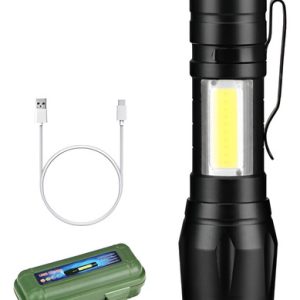 Linterna Táctica Recargable Ditro Mini Ln961 Cor Negro Luz Blanco