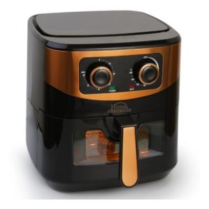 Freidora De Aire Home Elements 7 Litros Cobre Mega Fryer Negro