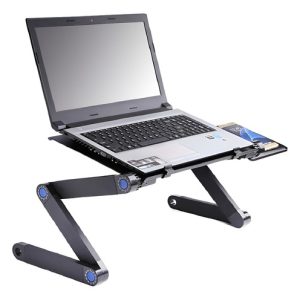 Mesa Escritorio Plegable Multifuncional Portátil Soporte Negro