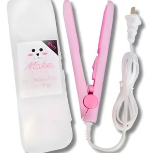 Mini Plancha Pequeña Viajera Para Cabello Color Colores