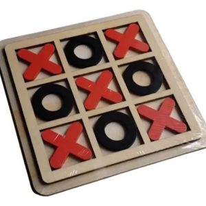Tablero Mesa Infantil Aprendizaje Triqui-triqui Madera Juego