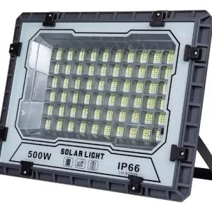 Lampara Reflector Exterior Solar Recargable 100w Lh Blanco Neutro