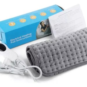 Manta Térmica Eléctrica Para Aliviar Dolores Relajacion Gris