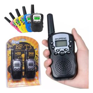2 Radio Intercomunicador Rs Bf T3 Uhf 22 3km Walkie Talkie
