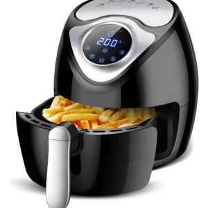 Freidora De Aire Digital Air Fryer Oven 12 Litros  Negro