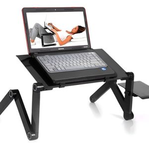 Mesa Laptop Base Para Portatil Soporte Ergonomico Ajustable  Negro