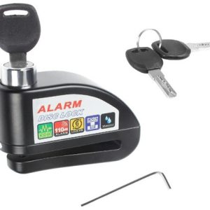 Candado Para Moto Freno Disco Con Alarma Bloqueo Antirrobo