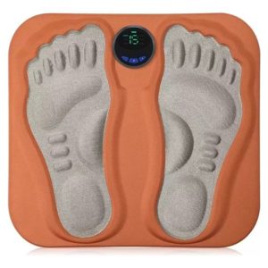 Tapete Masajeador Pies Circulación Electroestimulador 3d Marrón Oscuro