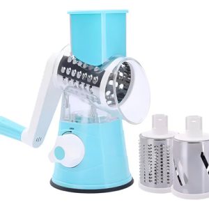 Cortador, Rayador Y Rebanador 3 En 1 Verduras Y Quesos Yg-80 Color Azul