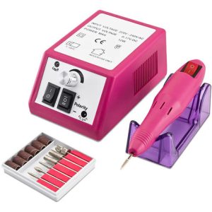 Pulidor De Uñas Eléctrico Mercedes 2000 Rosa 20000 Rpm Profesional Conexión Red