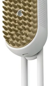 Cepillo De Vapor 3 En 1 Para Eliminar El Pelo De Mascotas Pa Color Blanco Con Beige