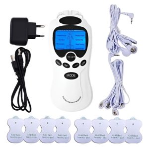 Gimnasia Pasiva 8 En 1 Fisioterapia Electrodos Masajeador  Gris