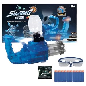 Mini Gun Transparente Dardos E Hidrogel. Transparente