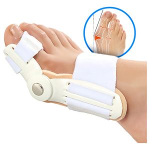 Corrector De Juanetes Articulado, Aparatos Ortopédicos Articulados, Color Blanco, Tamaño Ajustable