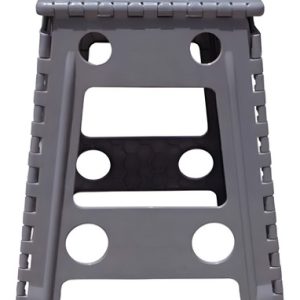 Butaco Plegable Vanyplas Gris Plástico 44cm Resistente 100kg Compacto