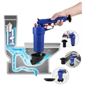 Destapa Cañerías De Bomba Manual Con Presión Para Desagües