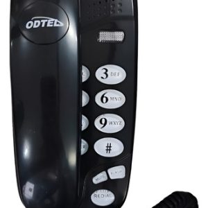 Telefono Fijo Casa Oficina Elegante Sencillo Alta Potencia Negro