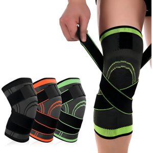 Rodillera Ortopédica Compresión Prime Bike Joelheira Ajustável Verde Deportes