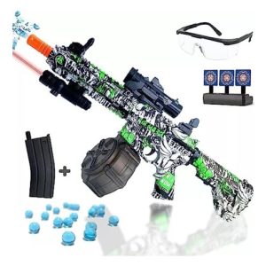 Metralleta Ak-47 Pistola De Hidrogel Con Tambor