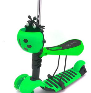 Scooter Tripatin San Antonio Infantil 3 En 1 Con Luces Color Verde Dólar