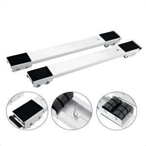 Soporte Con Ruedas Para Frigorífico Estufa Y Lavadora Kyriios Blanco