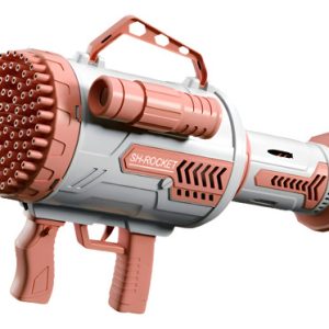 Pistola Para Hacer Burbujas Burbujero Maquina Burbujas Rosa