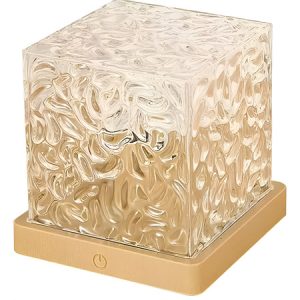 Proyector Lampara Con Ondas Oceánicas Lampara Cubo Hogar Agua Caqui