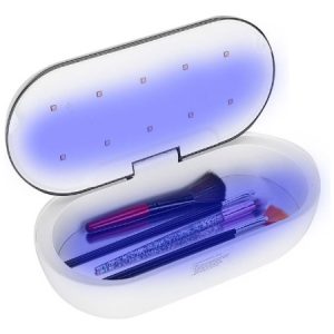 Esterilizador Y Limpiador De Brochas Desinfectante Belleza Blanco